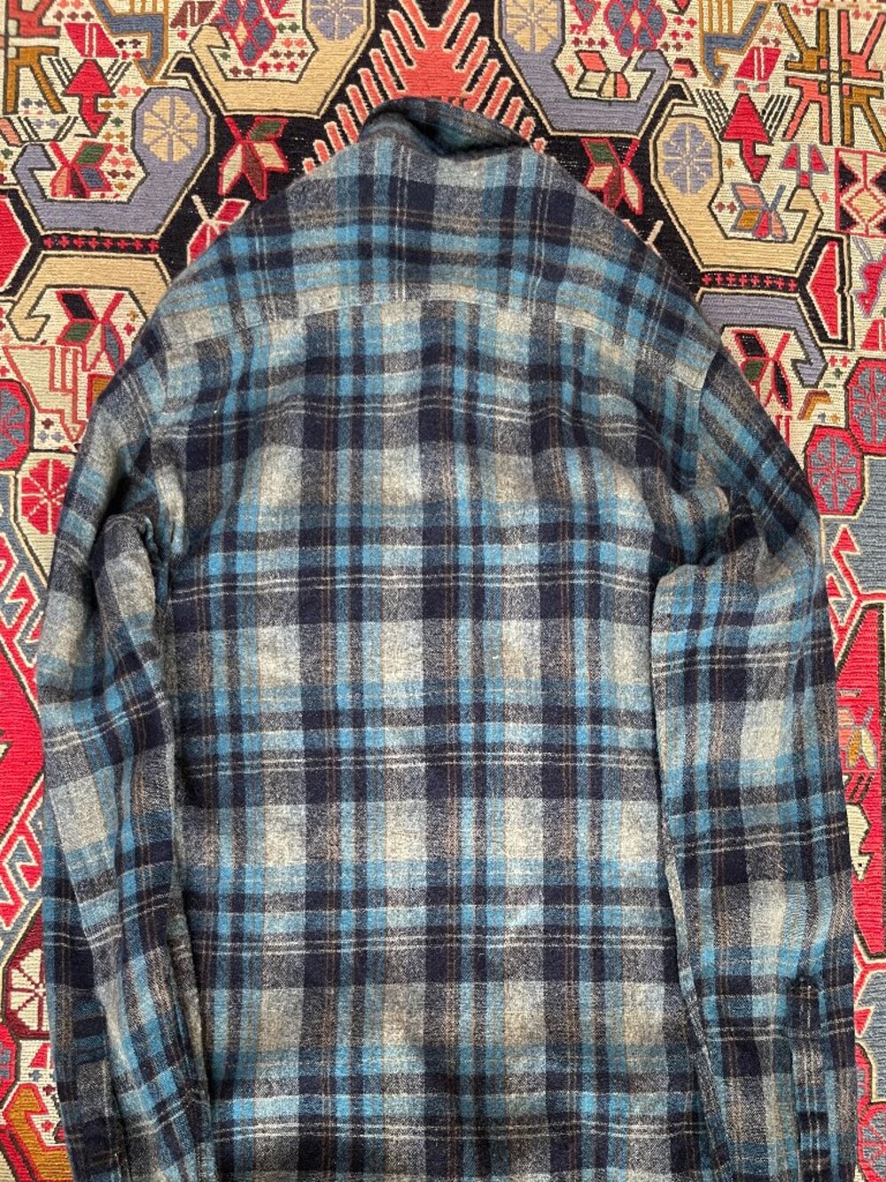 Bell Ontario woolen flannel checkered shirt - Picture 2 of 7